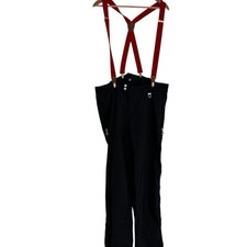 Vintage BOGNER Men's 40L Snow Bibs Dark Blue Winter Ski Snowboard Pants