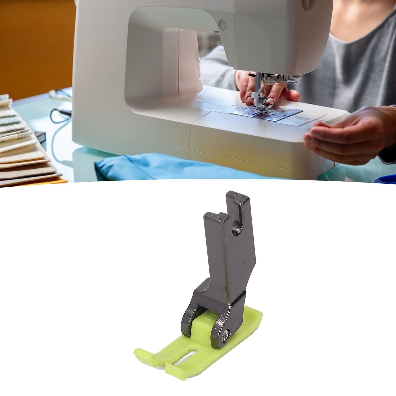 Flat Presser Foot Plastic Steel Prevent Wear Universal for Walking Foot