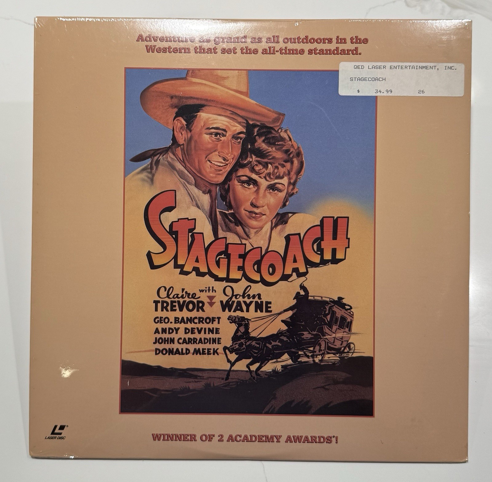 Stagecoach NEW SEALED Laserdisc LD John Wayne