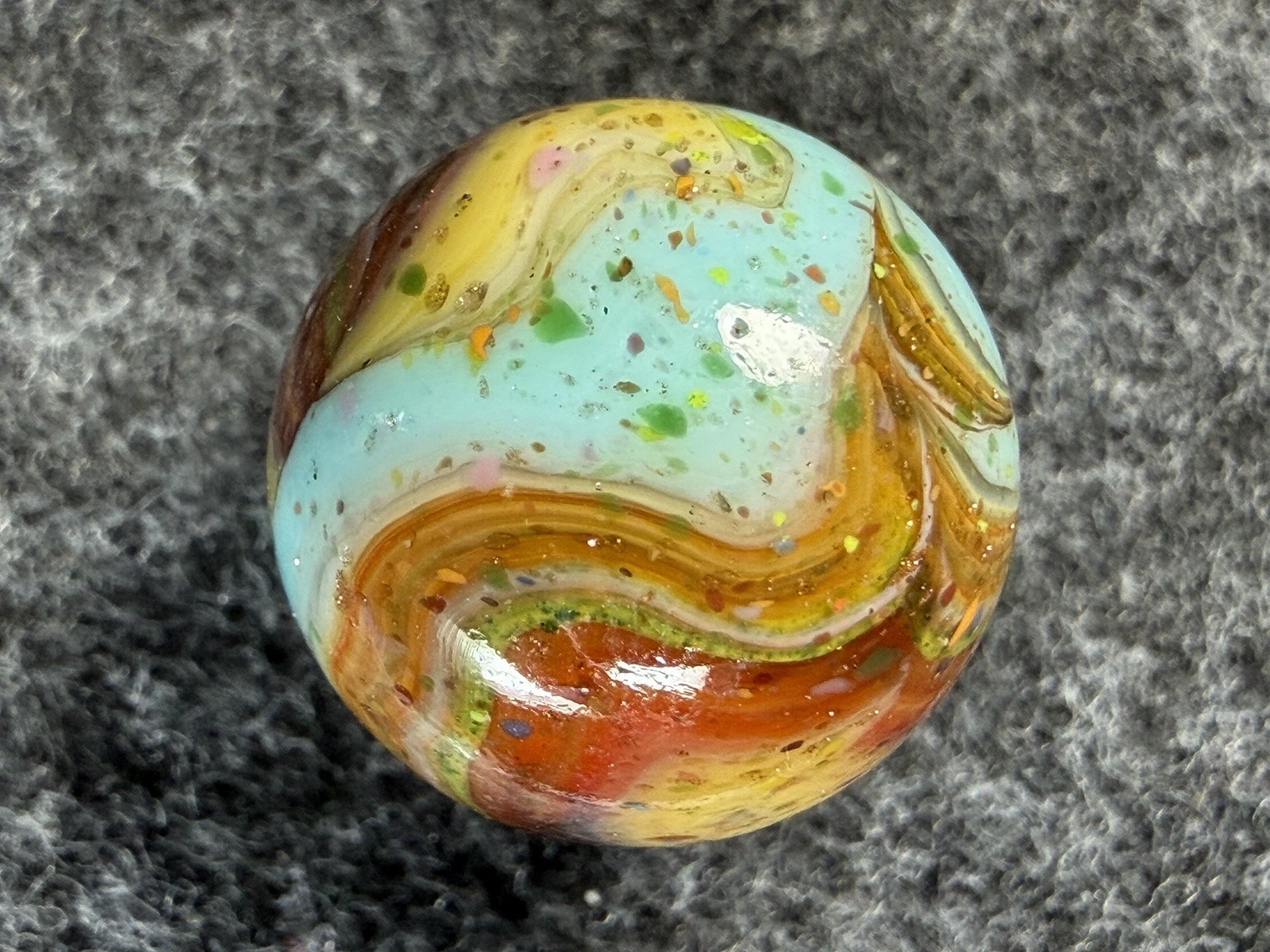 JABO Marbles Contract Run Badger Multi Color Confetti Swirl. .730