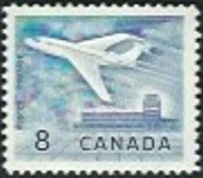 🍁Canada   #436    "JET PLANE - OTTAWA"    Fine  Mint  1964 Issue    (A)