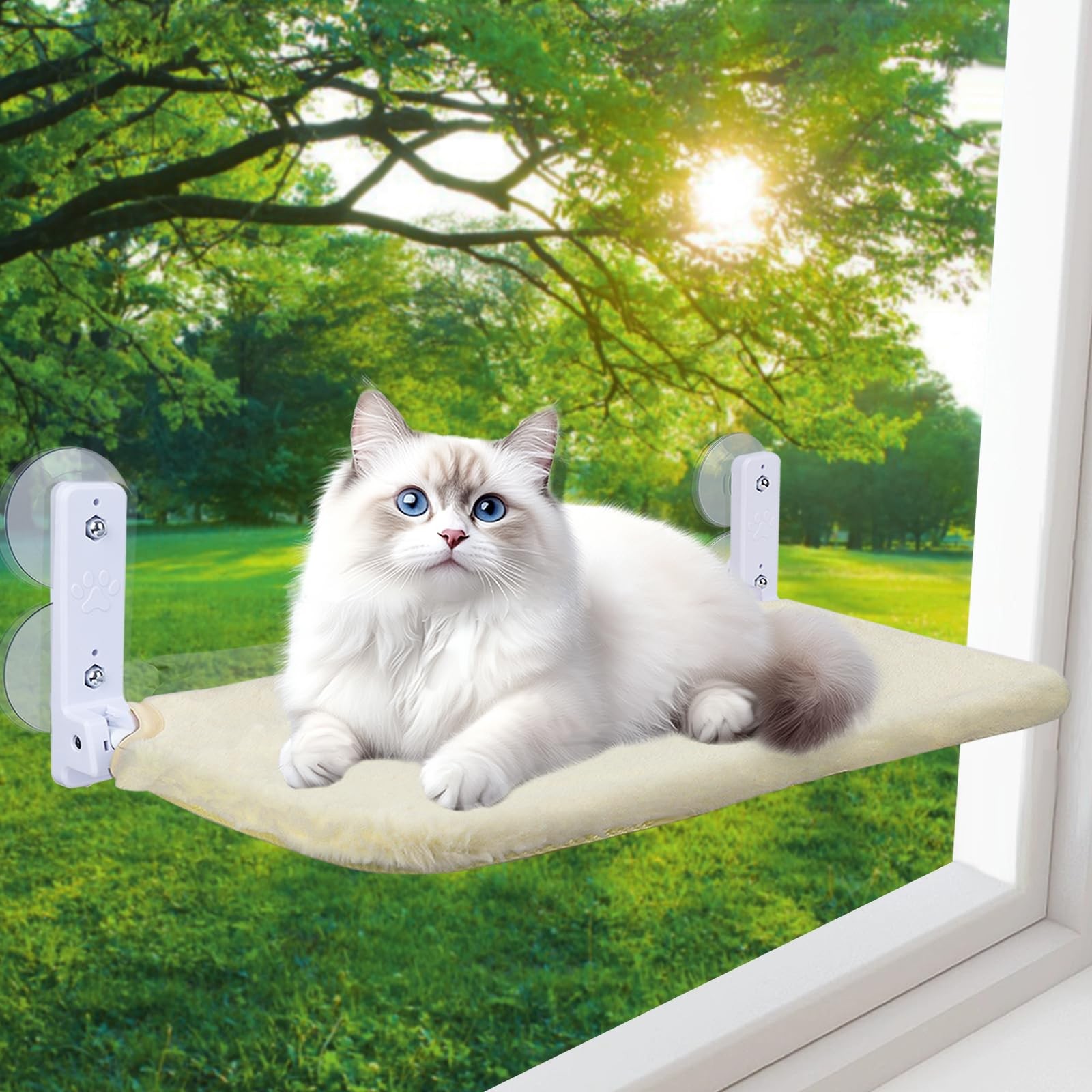 Cat Window Perch Foldable Cat Window Hammock Sunbathing and Climbing Cats Hammo
