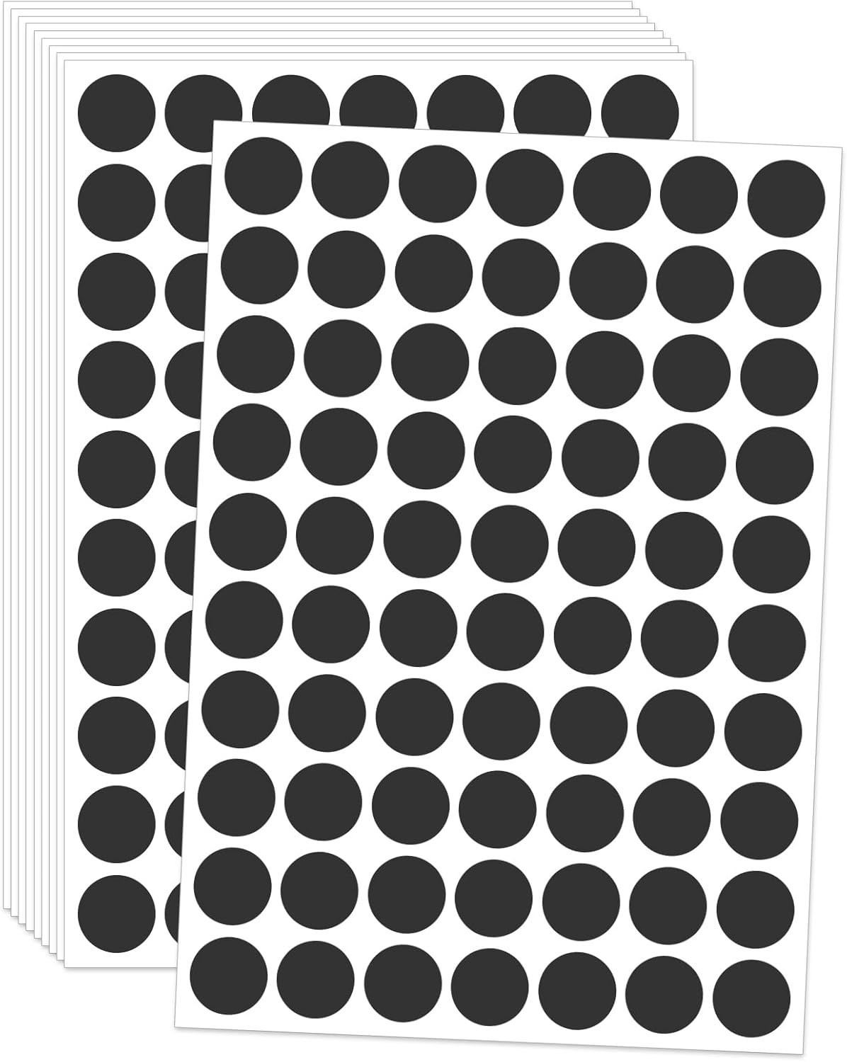 1610 PCS Colored Dot Stickers 3/4" round Circle Color Coding Labels，10 Assorted 