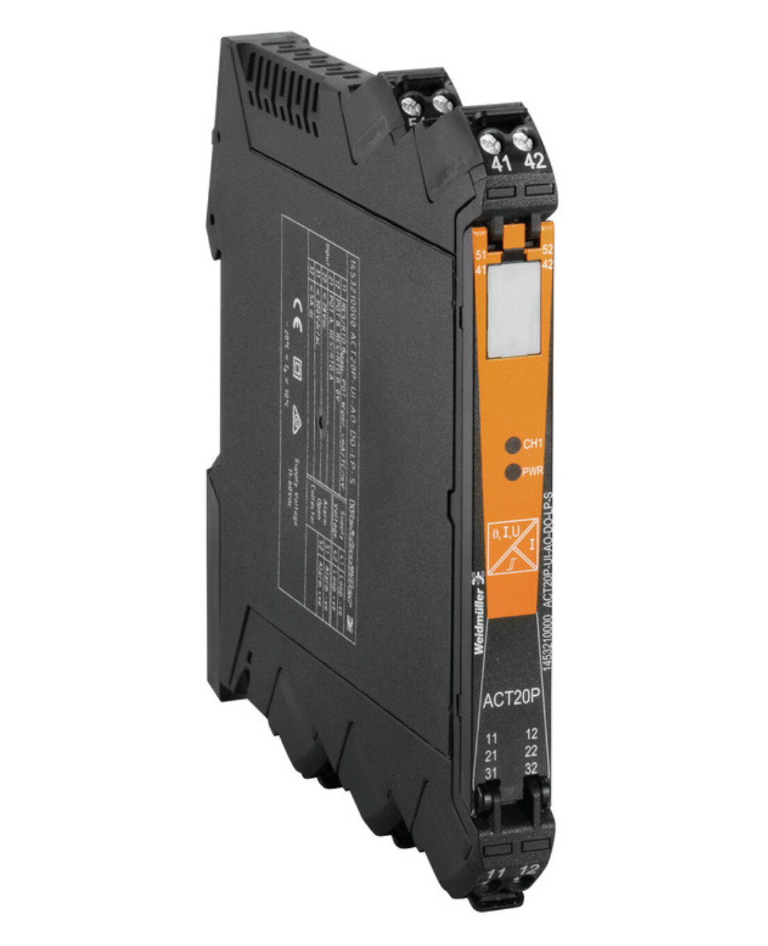 Weidmuller Signal Transmitter/Isolator  ACT20P-UI-AO-DO-LP 1453210000