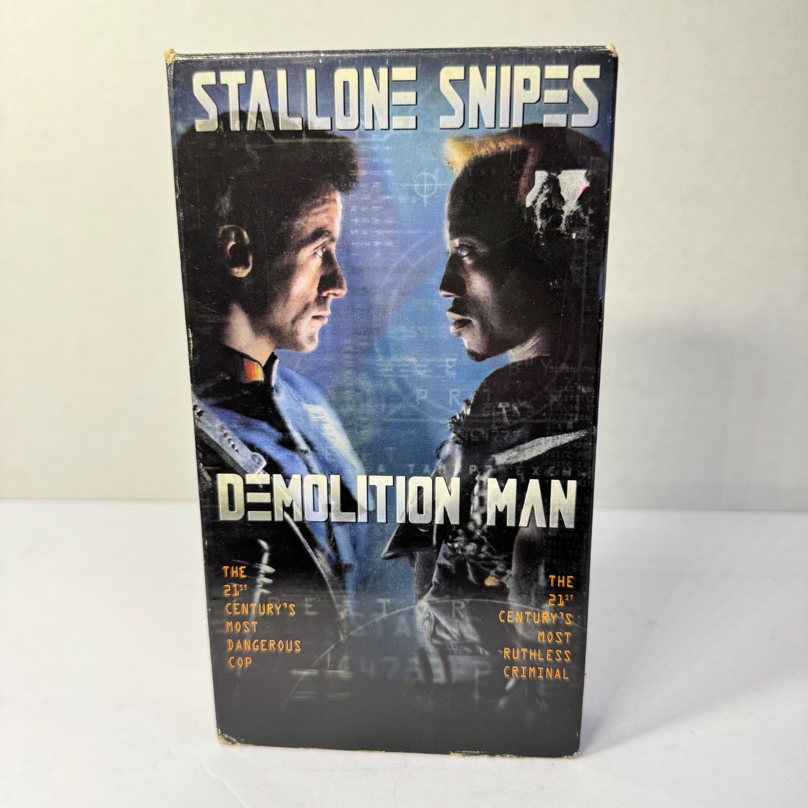 Demolition Man VHS 1994 Sylvester Stallone Wesley Snipes Warner Home Video VTG