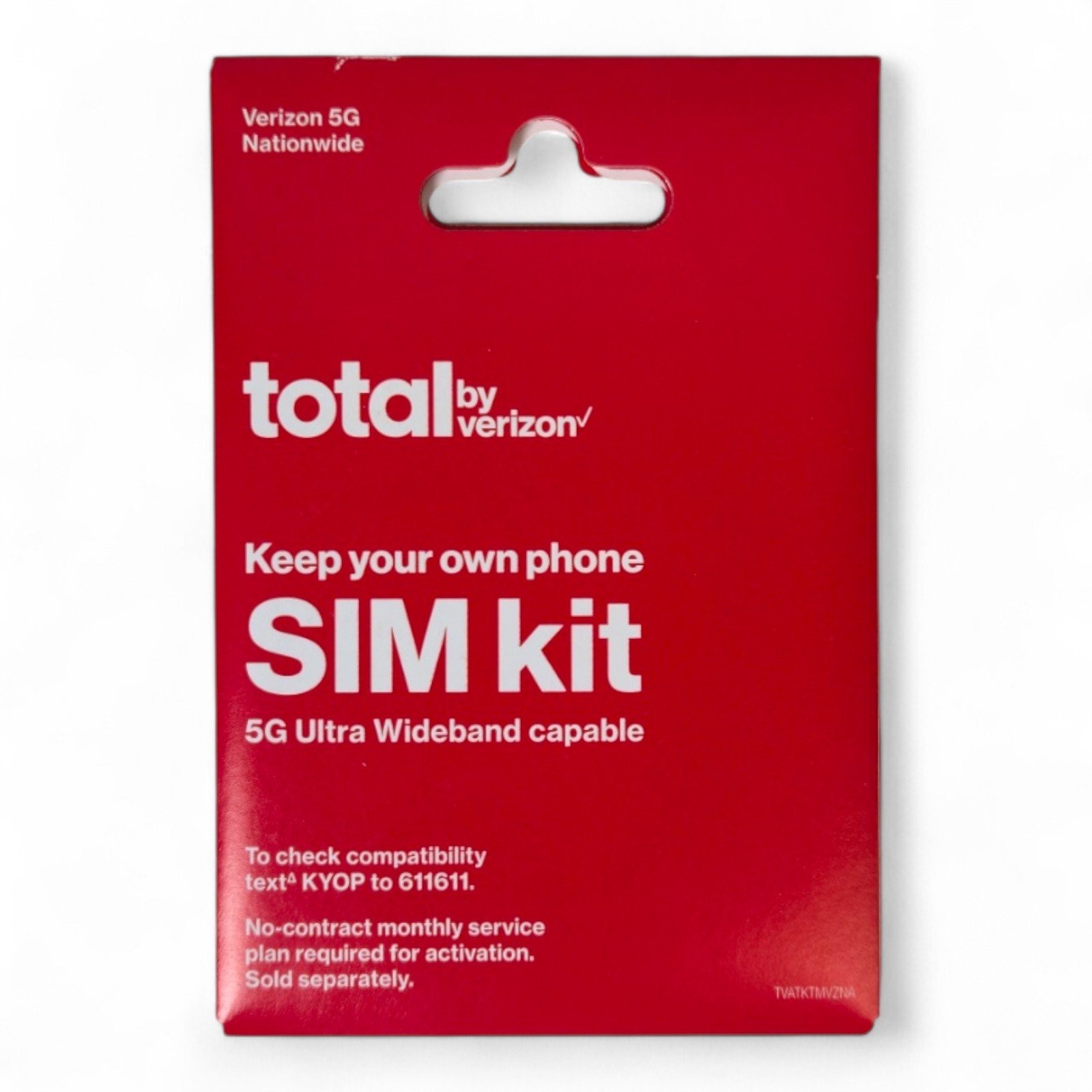 Total by Verizon Untested 5G BYOP SIM Kit - Micro, Nano & Standard Sizes