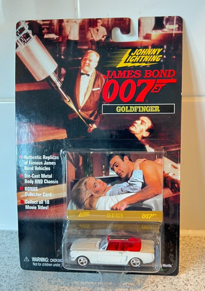 1998 Johnny Lightning 1/64 James Bond Ford Mustang Goldfinger 26100