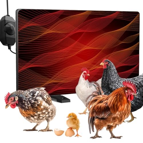  Chicken Coop Heater, Cozy Coop Heater for Winter, Radiant Heat Panel with 