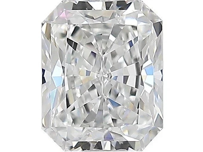 Loose 3.00 CT Radiant Cut Lab Grown Diamond Natural D Color VVS1 Certified h143