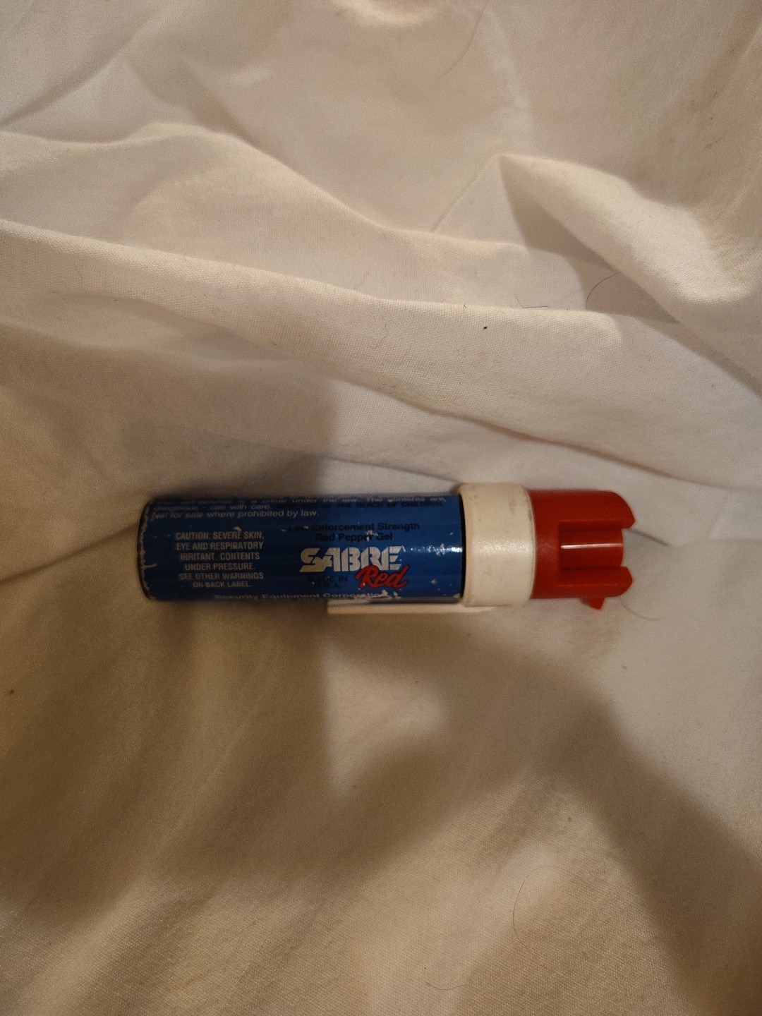 Sabre Red Law Enforcement Strength Red Pepper Gel W/ Pocket Clip Net 19 Grams