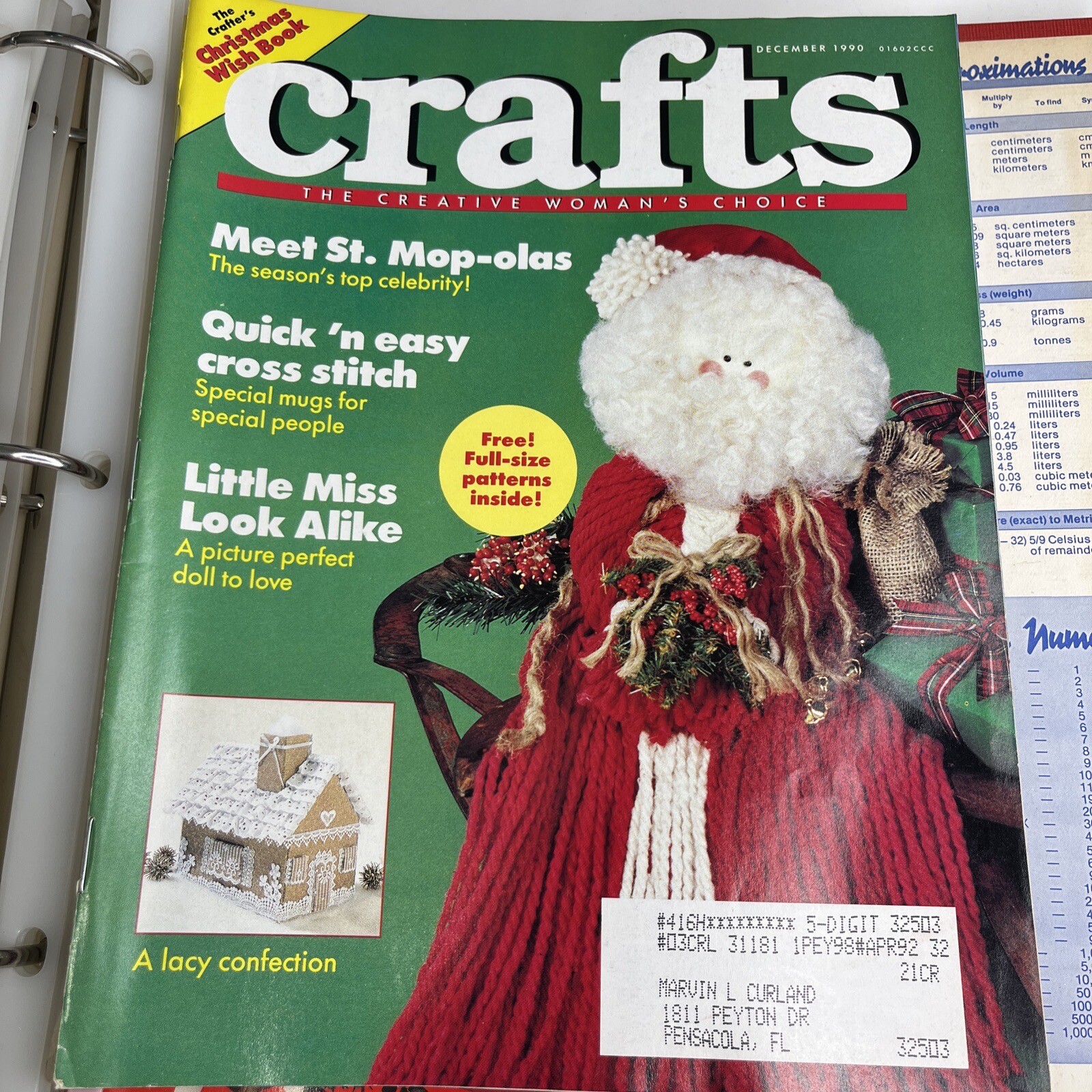 Crafts Magazine Decembe 1990 Trendsetting How-Tos Everyone will be talking about