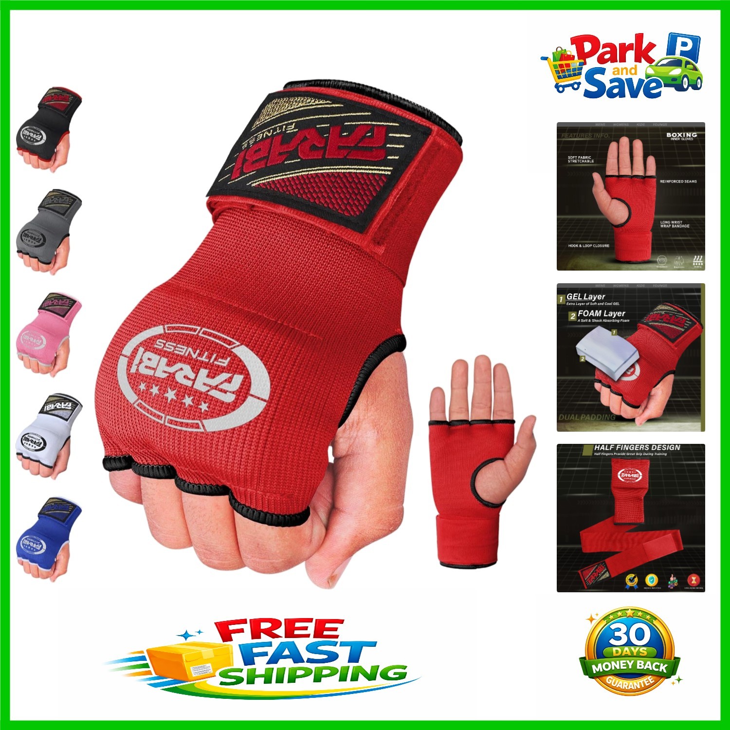 Lightweight Kids Boxing Inner Gloves - Enhanced Comfort & Shock Absorption
