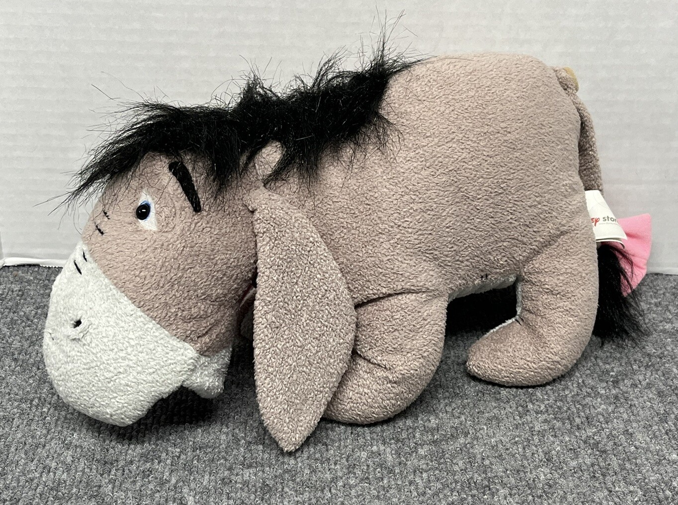 Disney Store Winnie the Pooh Eeyore 15" Plush Stuffed Animal