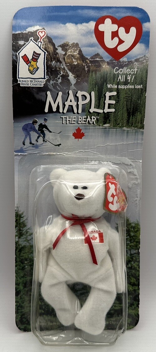 Ty Maple The Bear McDonald House Vintage 1993 Tag Rare