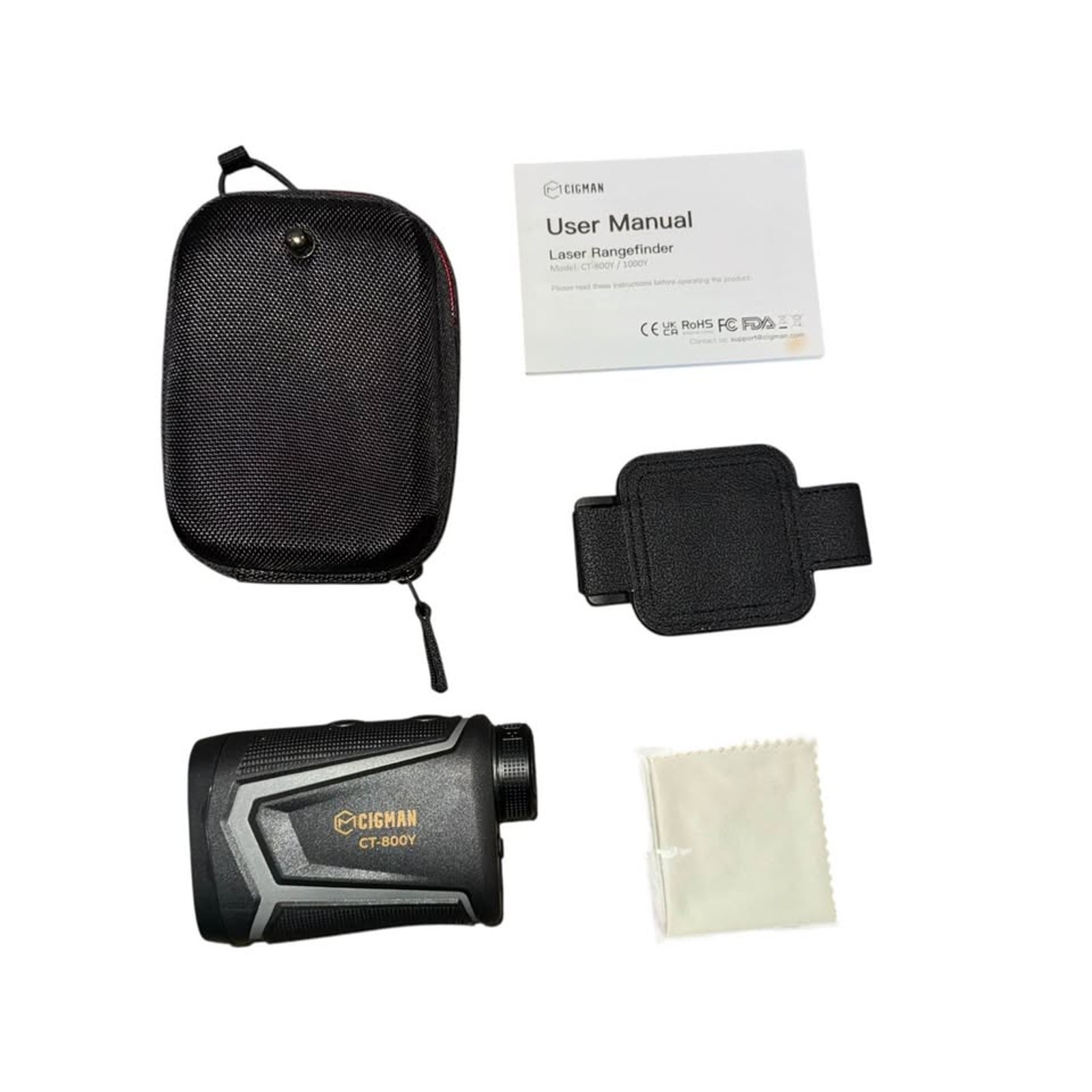 CIGMAN CT-800Y Laser Golf Rangefinder – NEVER USED