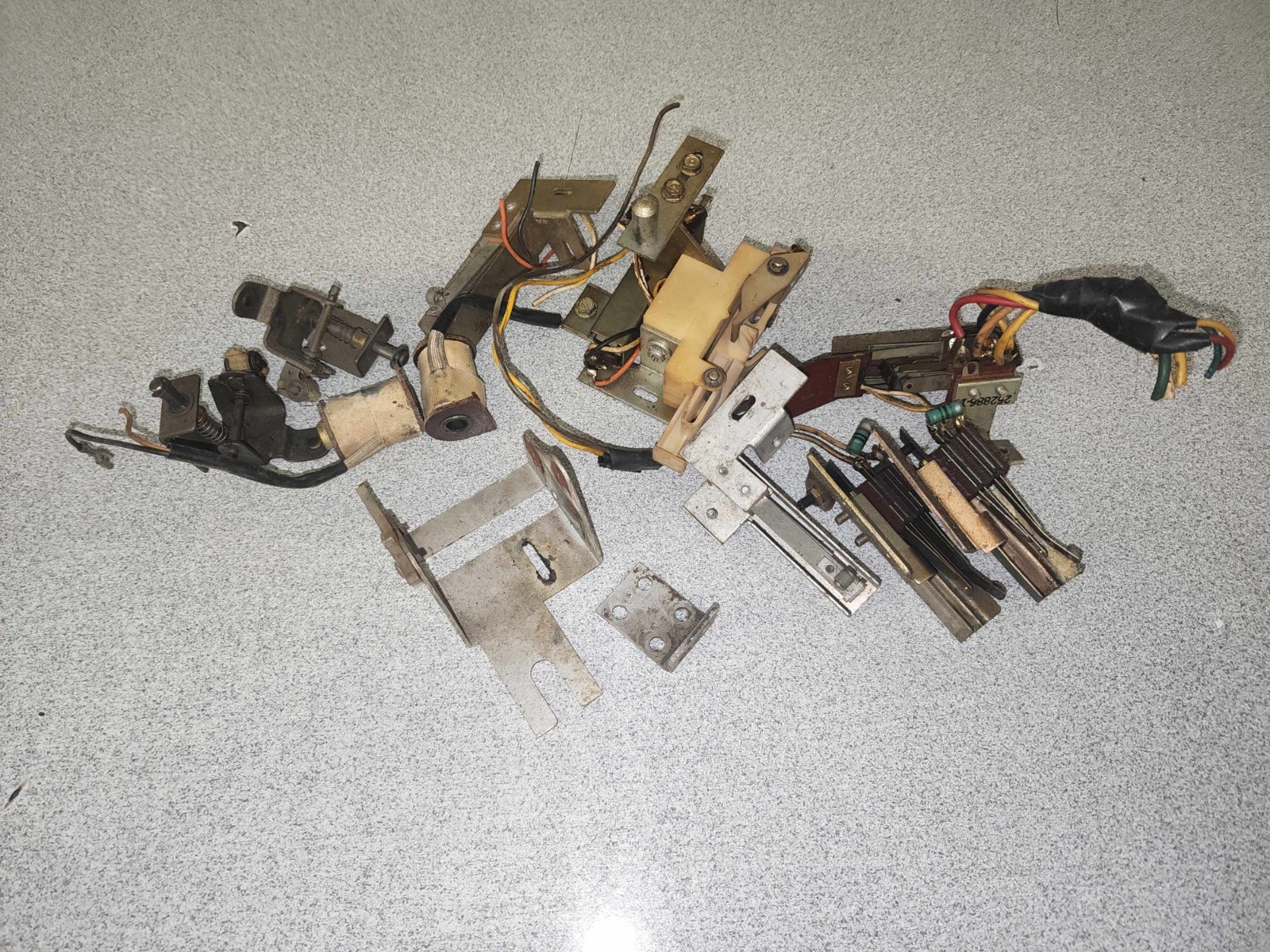 Lot Misc Seeburg SPS160 SPS2 Jukebox Parts Pop Meter Reversing Switch Solenoid 