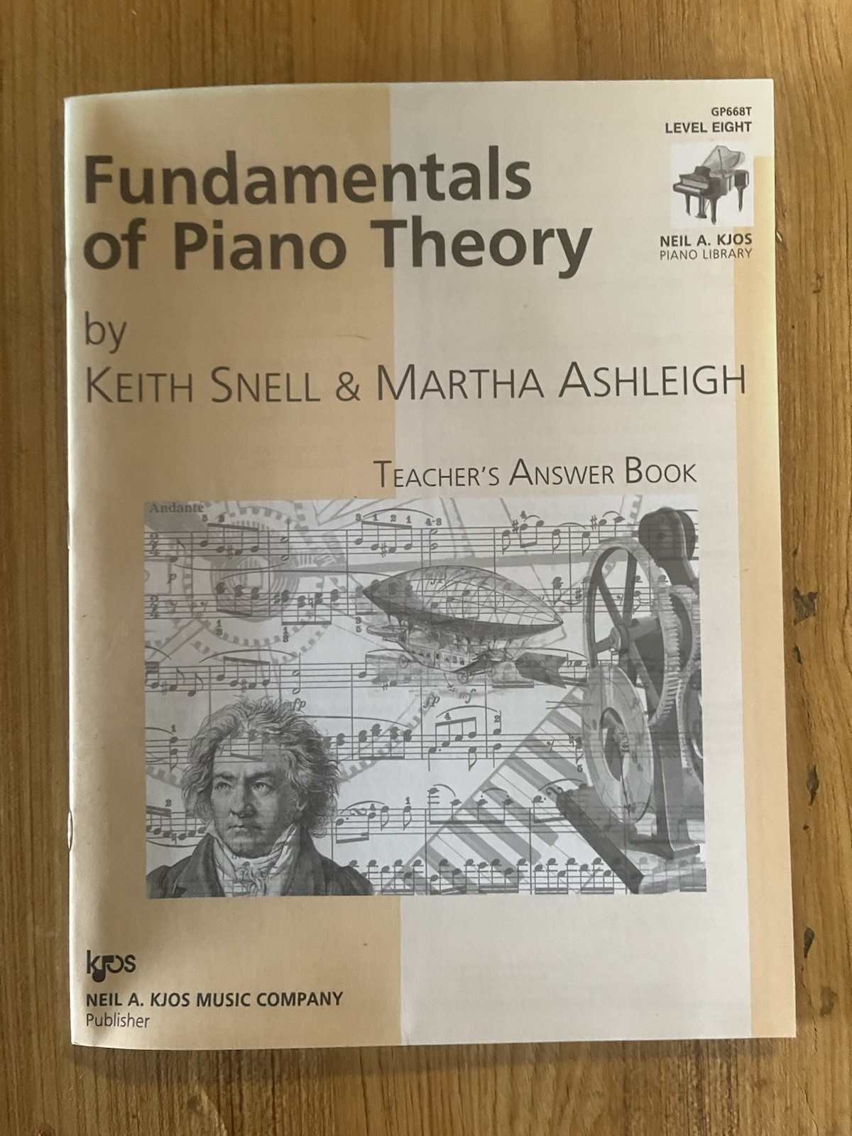Fundamentals Of Piano Theory Teachers Answer Book Level Eight Paperback