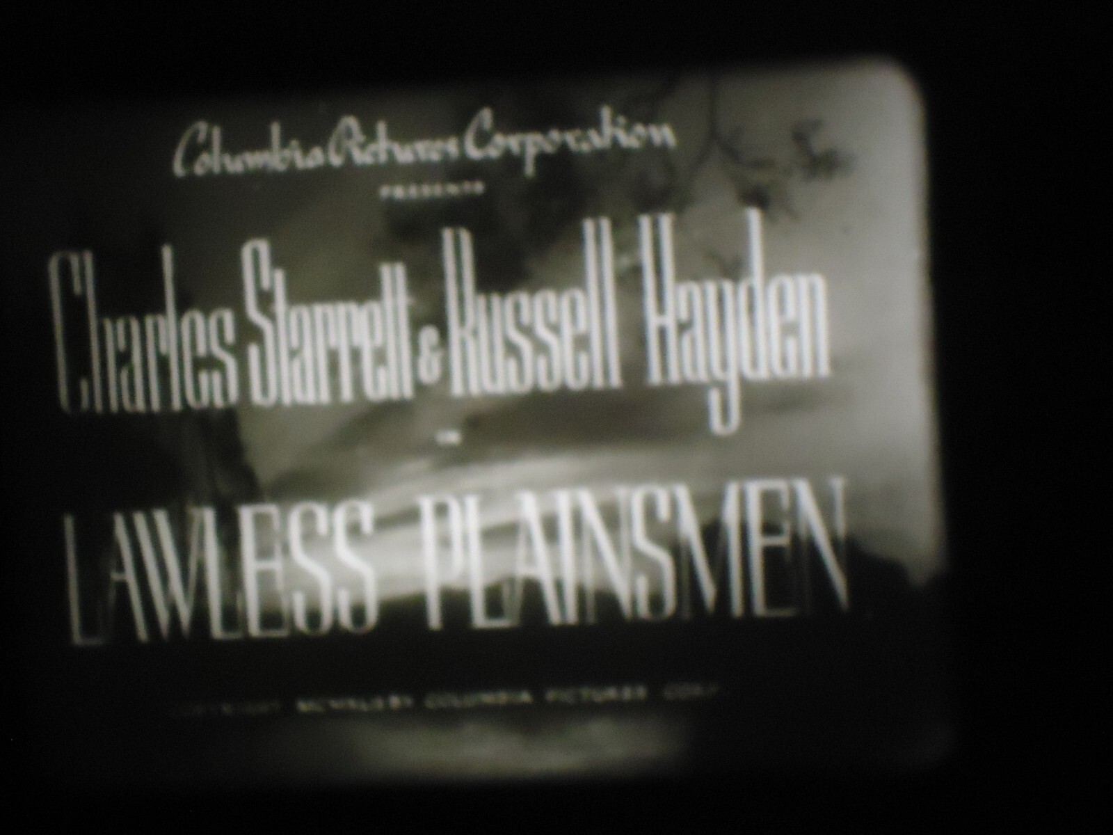 16mm Lawless  Plainsmen Charles Starrett Russell Hayden Cliff Edwards