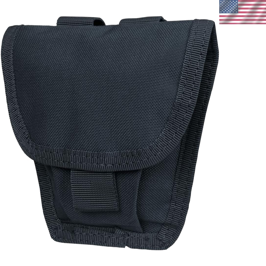 Compact Handcuff Pouch with Flap Pocket - Secure & Lightweight Tactical Storage