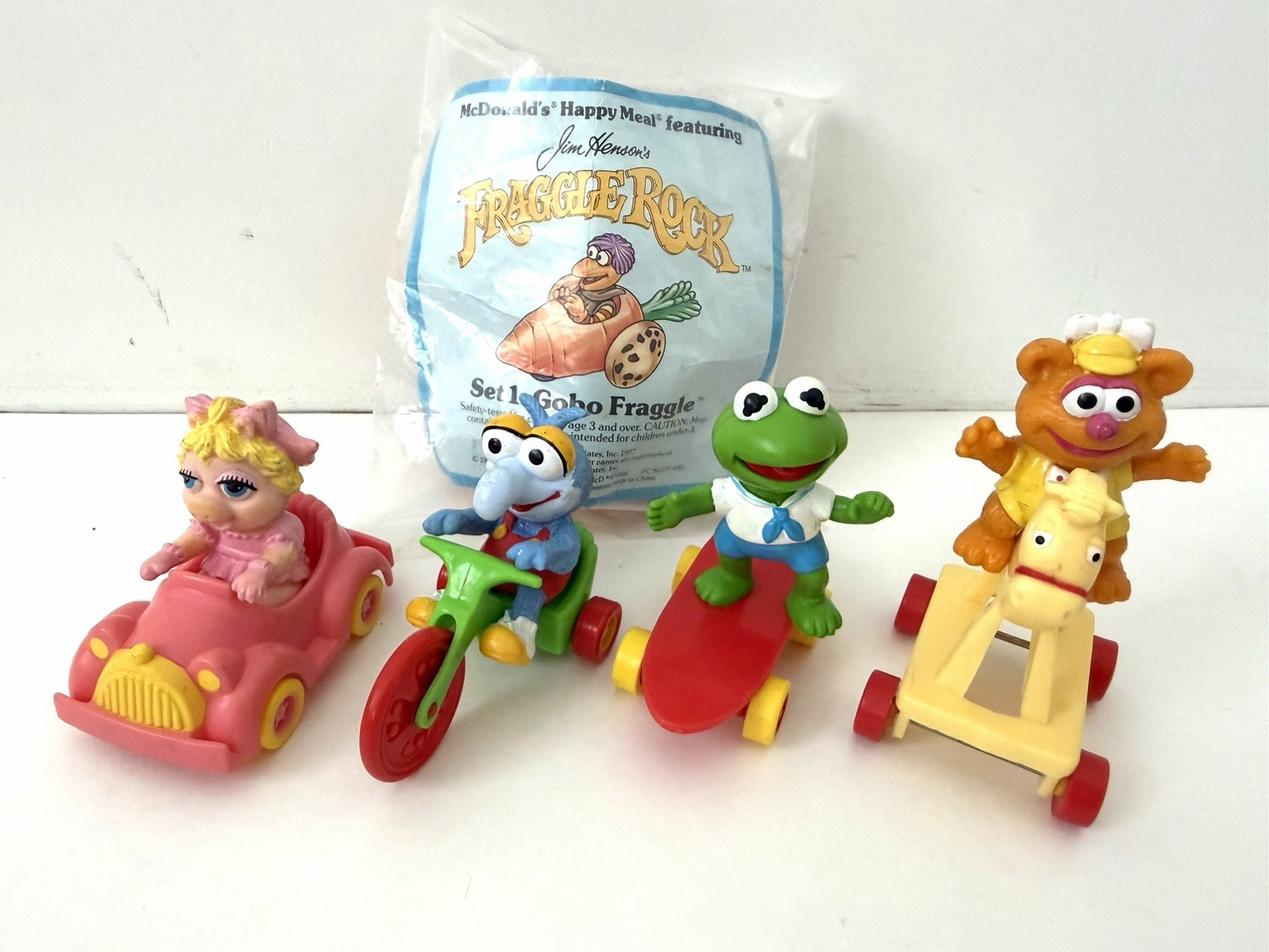 Vintage McDonalds Jim Henson Muppet Babies Happy Meal Toys Lot