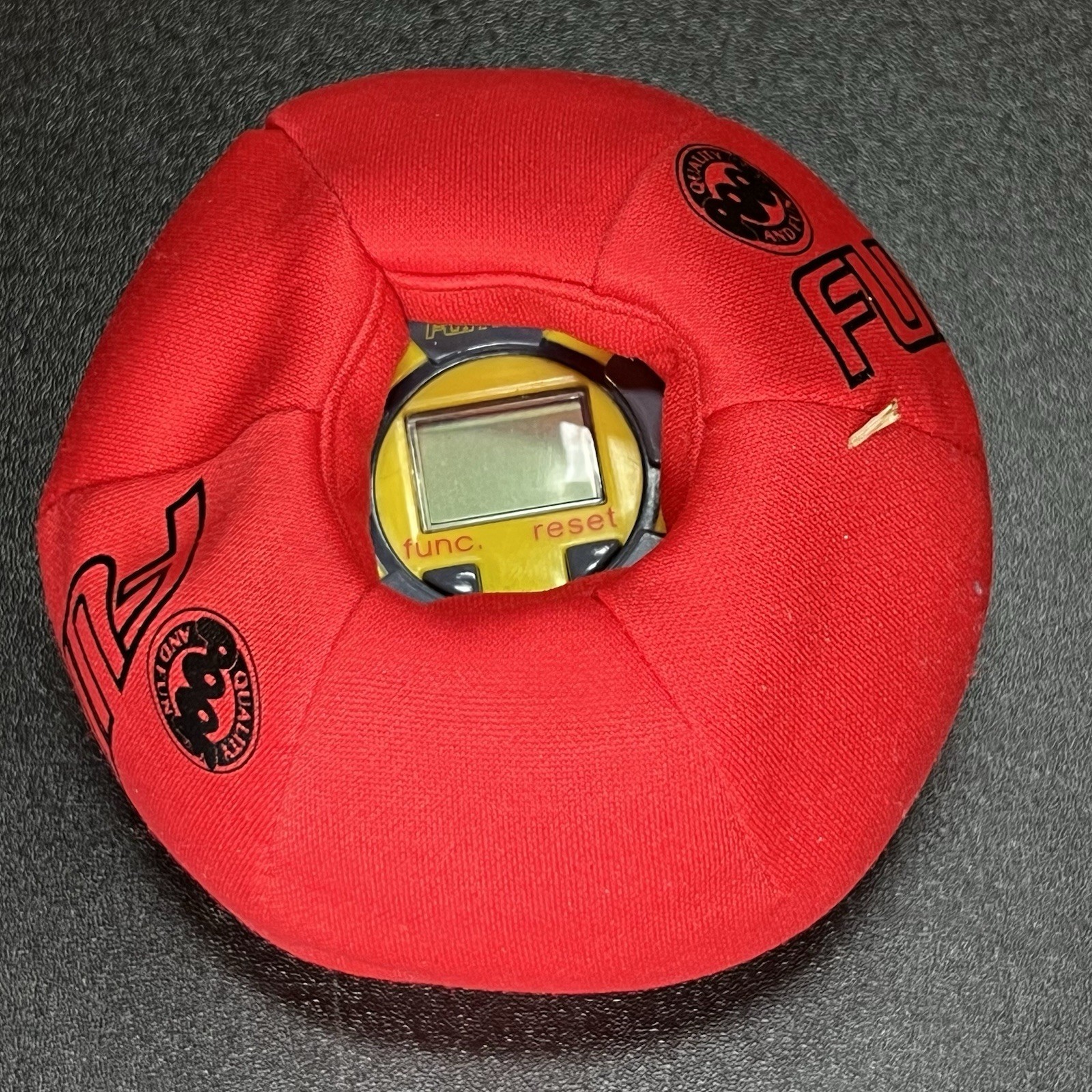 Fun Kix Electronic Sports Hacky Sack DIGITAL Counts Your Kicks - Red  WORKING