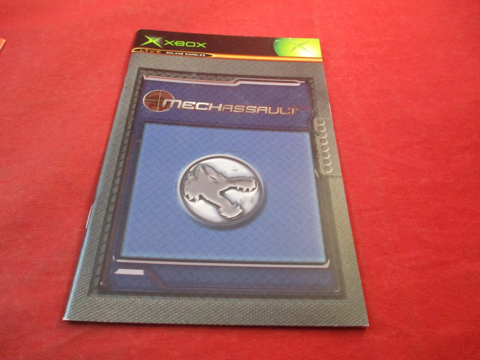 Mechassault Xbox Instruction Manual Booklet ONLY