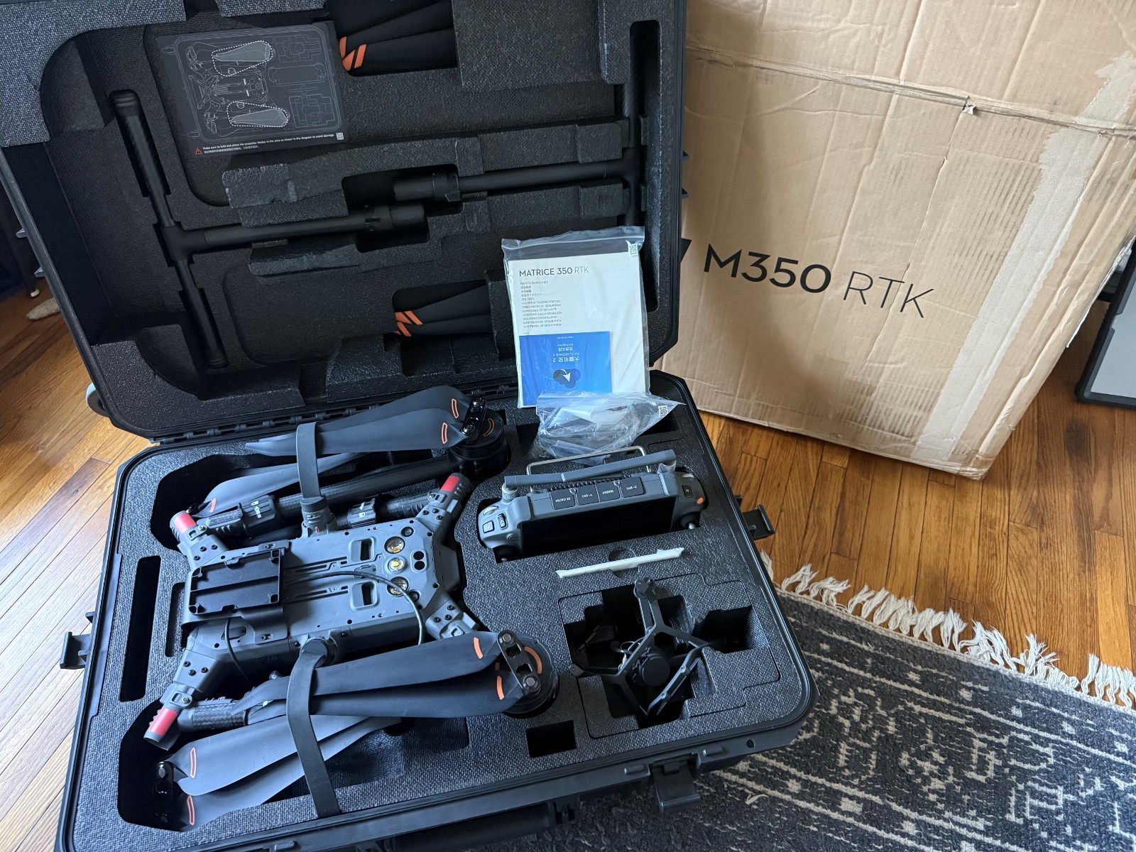 DJI Matrice 350 RTK (M350) with 4x TB65 1x BS65 w option to extend DJI warranty