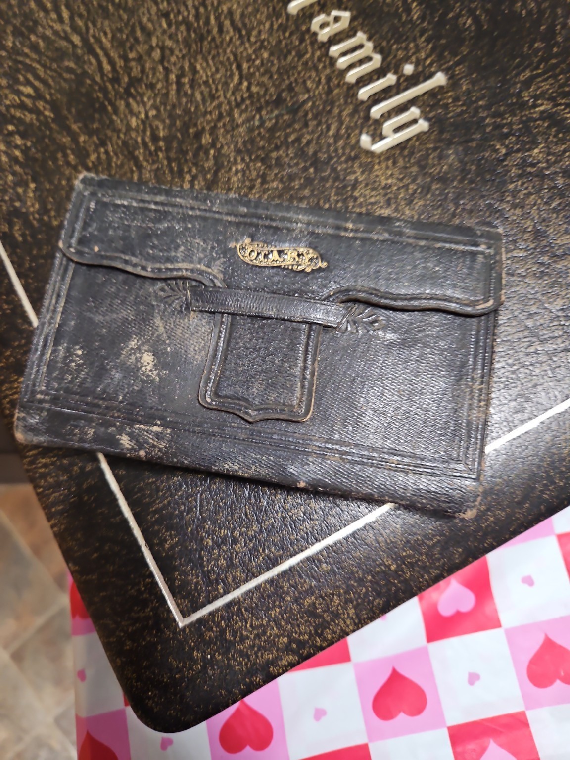 1874 Antique Handwritten Pocket Diary–19th Century Journal w/ Later 1899 Entries