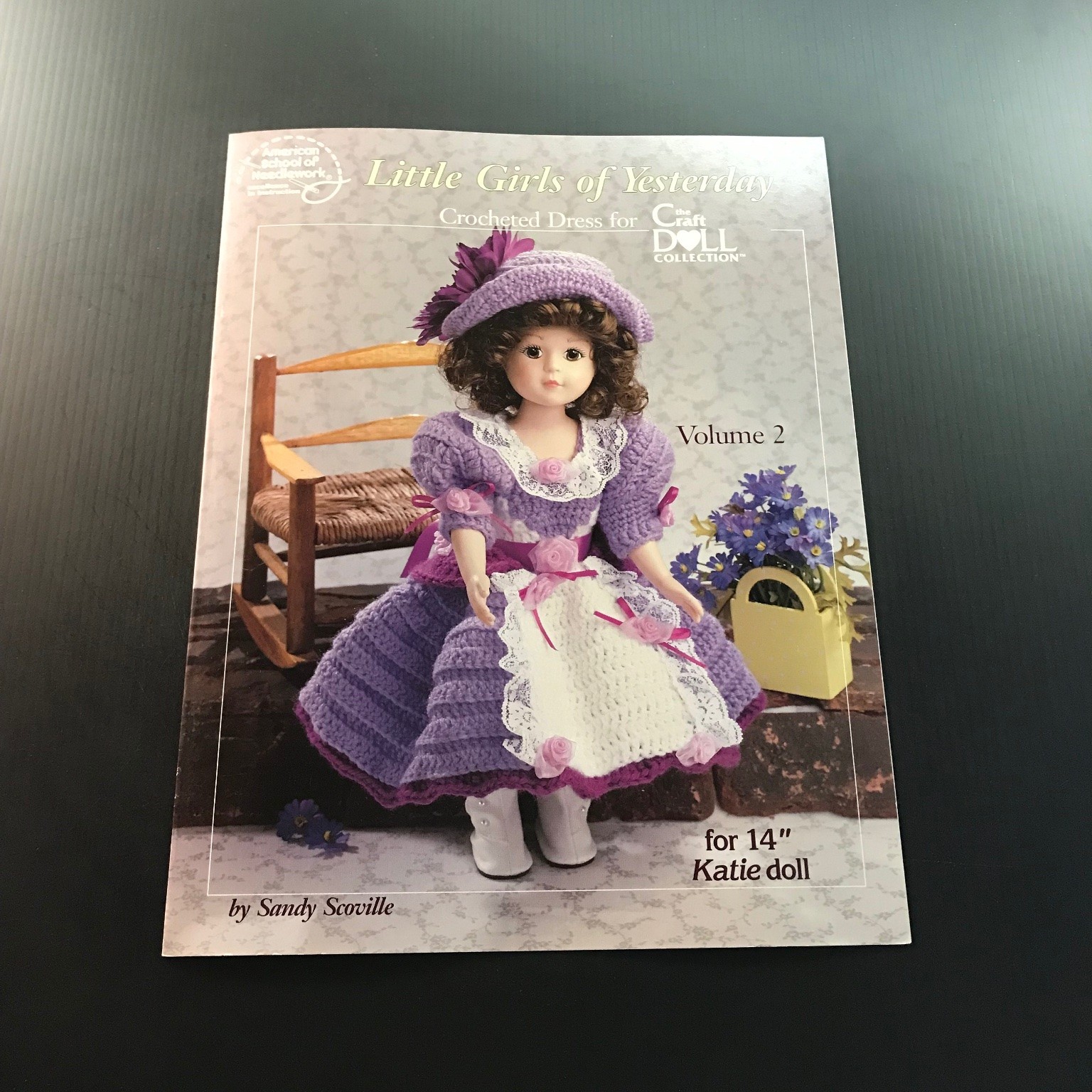 Little Girls of Yesterday Crocheted Dress Sandy Scoville 1993 Craft Doll Pattern