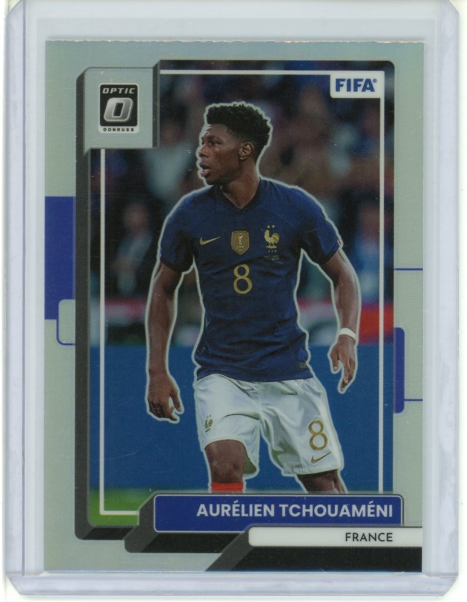 2022-23 PANINI DONRUSS FIFA SOCCER HOLO OPTIC AURELIEN TCHOUAMENI #46