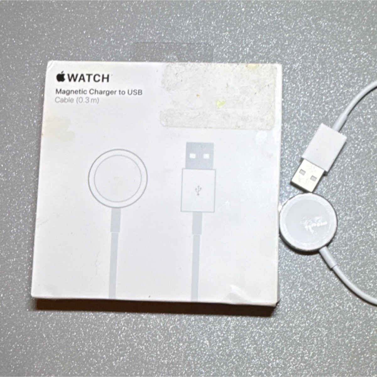 Apple Magnetic Charger USB Cable 0.3m White For Watch Series 6 7 8 SE Ultra