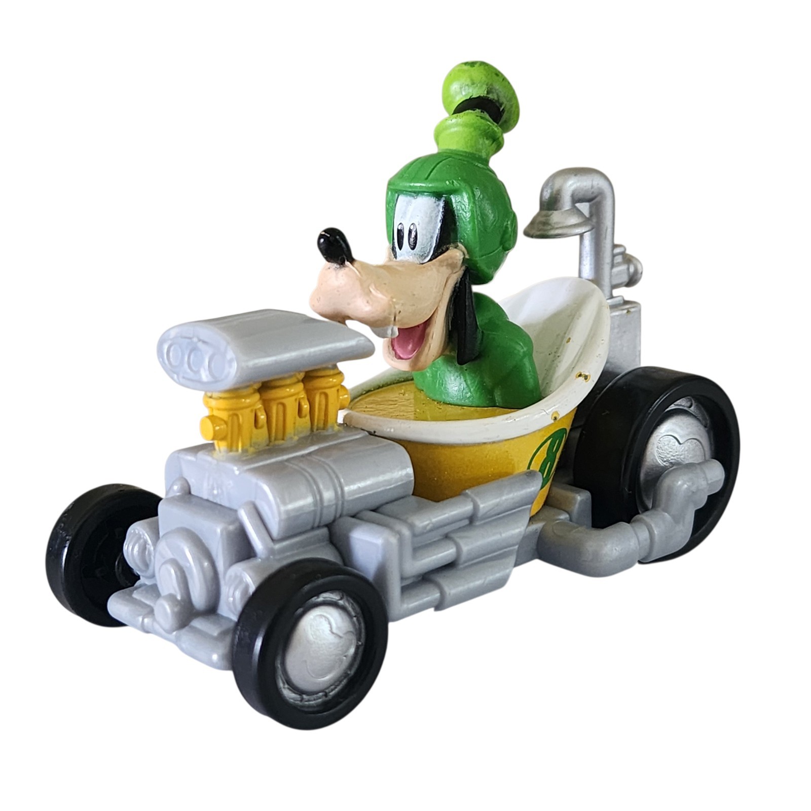 GOOFY Disney Mickey & the Roadster Racers Die Cast Turbo Race Car Toy