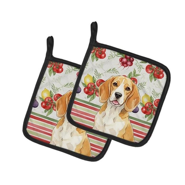 Carolines Treasures WDK8100PTHD Unisex Adult Lemon & White Beagle Vegetables ...