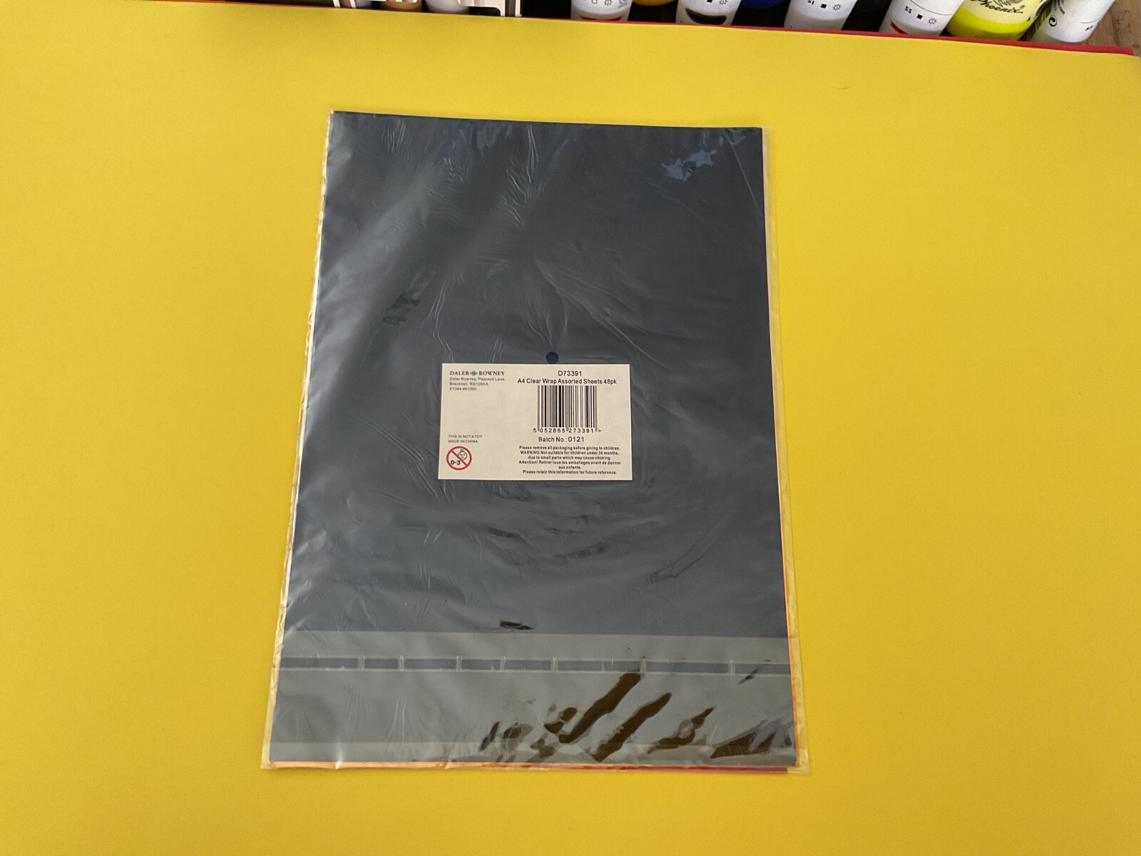 Daler Rowney 48 pcs A4 Clear craft  Wrap Assorted sheets  P603