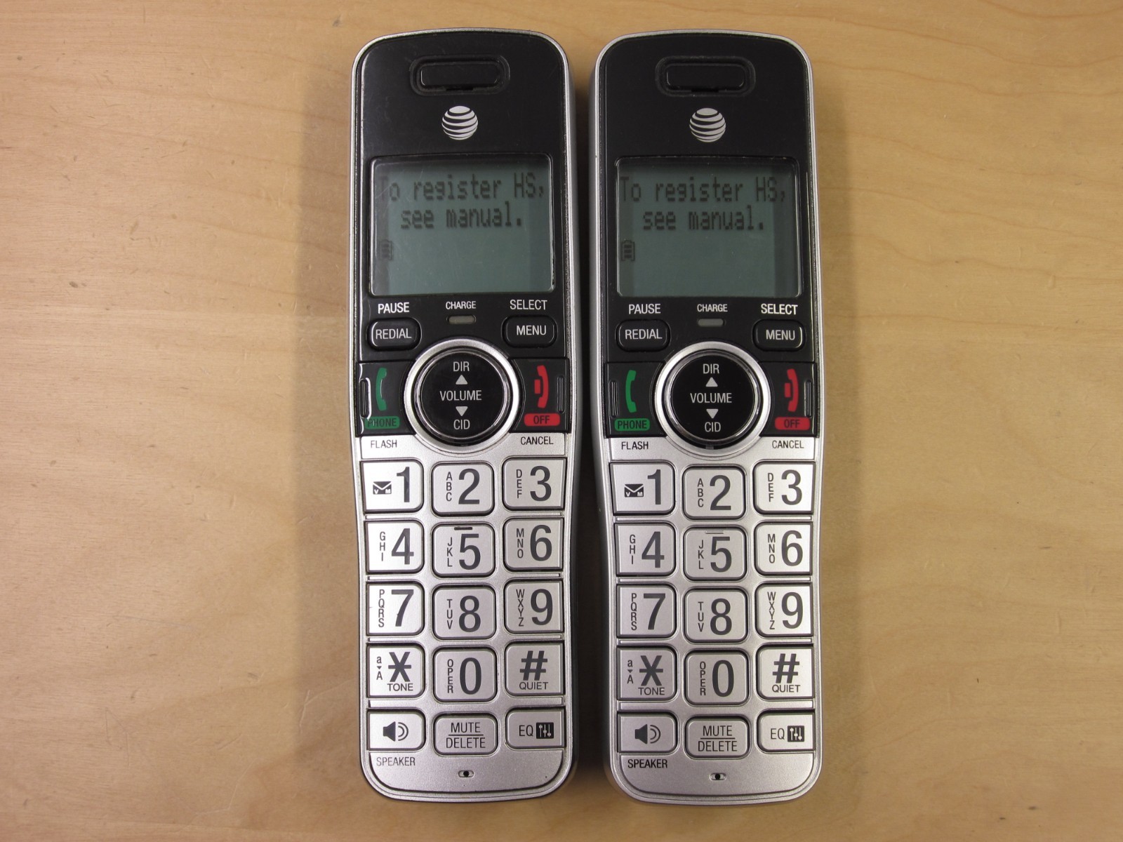 Lot of 2 AT&T CL82414 Cordless Expansion Handset Phone - For Parts