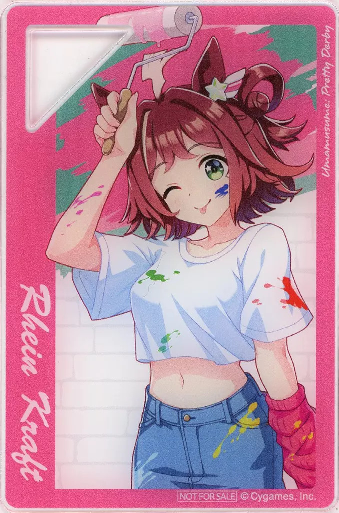 Line Kraft Uma Acrylic Panel Mini Acrylic Plate - Painter Style, 80x55mm