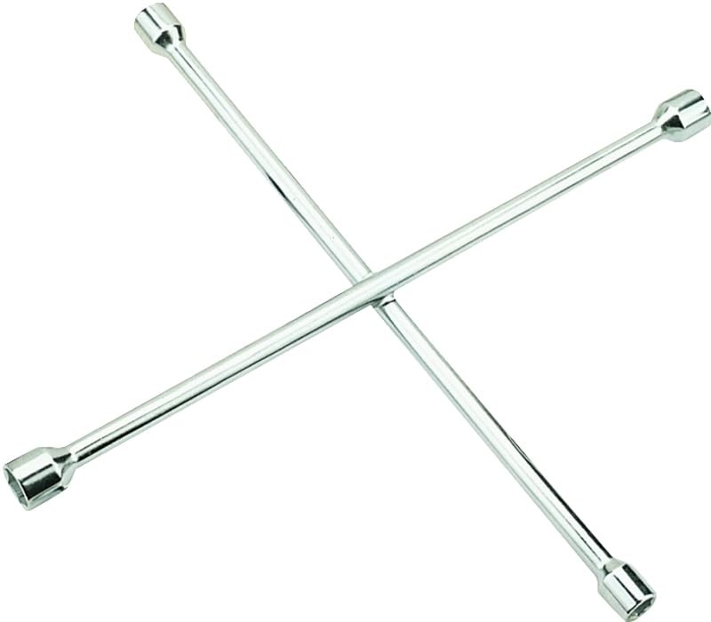 Harden Lug Nut Wrench -14" 4 Way Tire Iron for Tire Changing - Heavy Duty For...