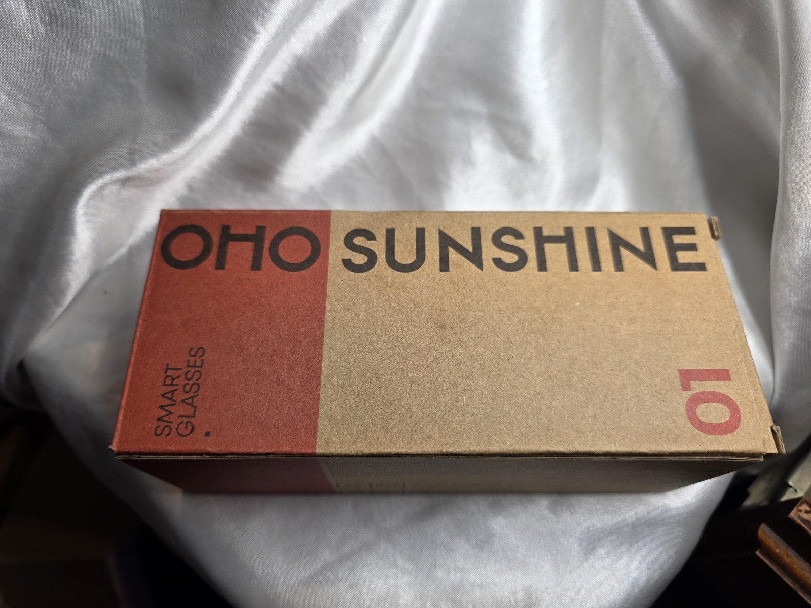 Oho Sunshine Smart Glasses 5.2 Wireless Elite Model w Case & Cloth Black