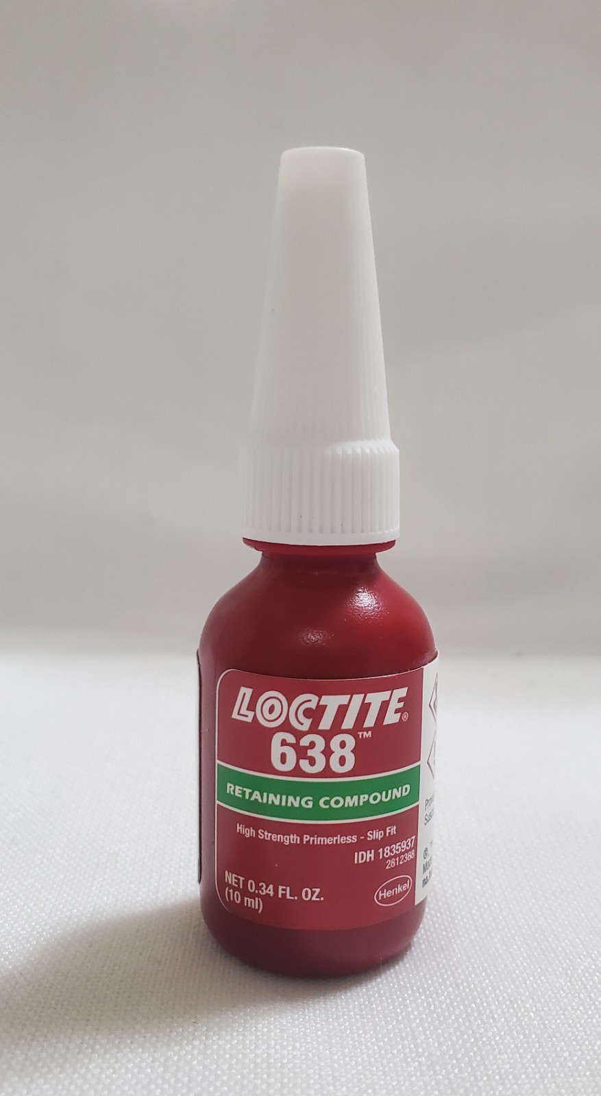 10pk Loctite 1835937, 648 Retaining Compound, 10ml Bottle Exp 1/27