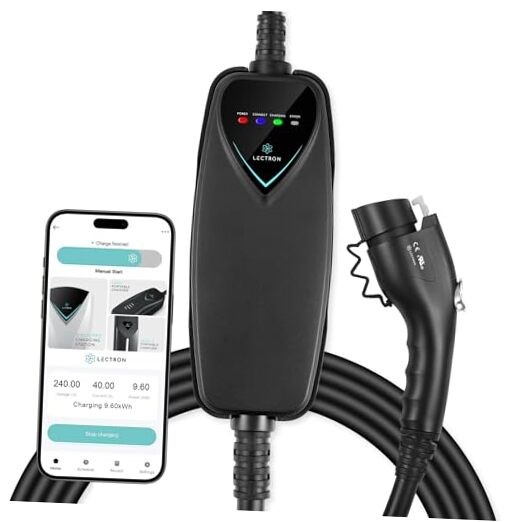  Level 2 J1772 Charger (WiFi Version) - 240V, 40 Amp, 40A NEMA 14-50 with APP