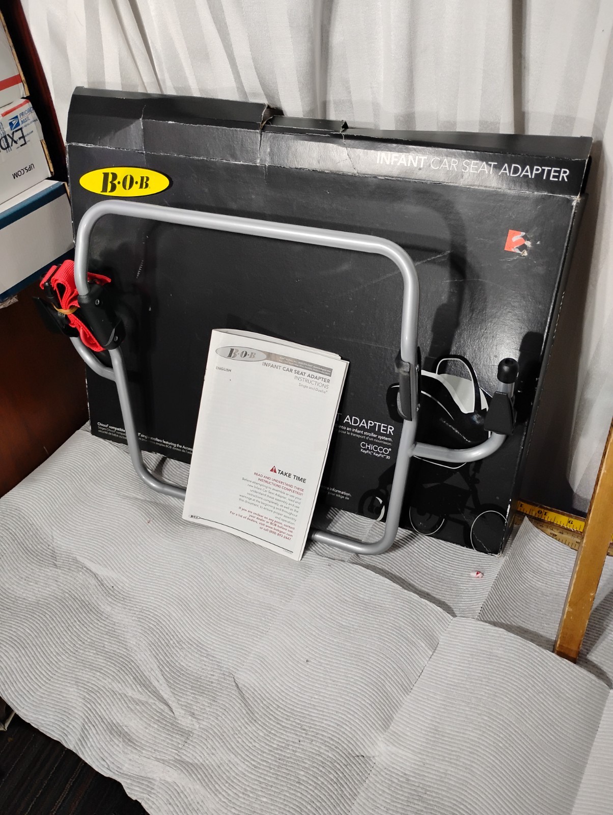 New Bob Gear  Stroller Chicco Car Seat Adapter Parts Complete Keyfit 30 