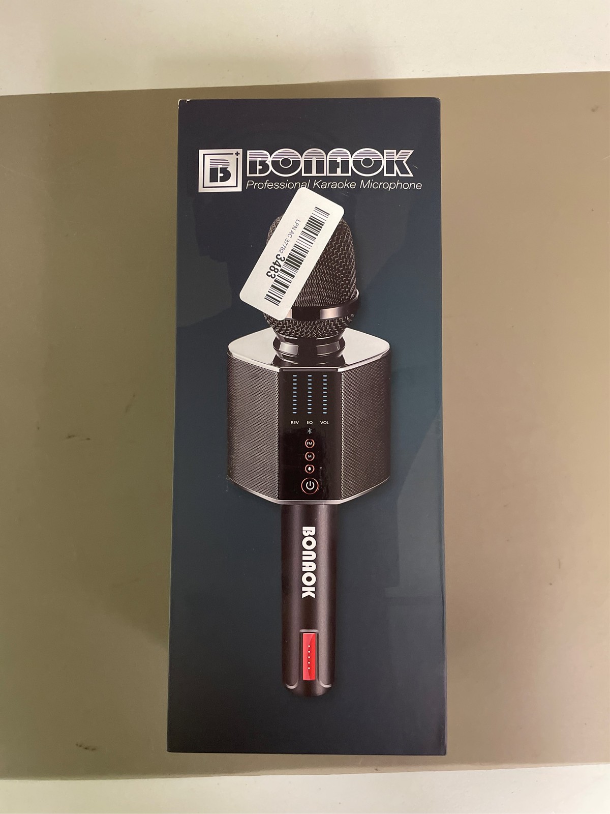 BONAOK Karaoke Microphone, Portable Wireless Bluetooth Karaoke Mic for Adults&Ki