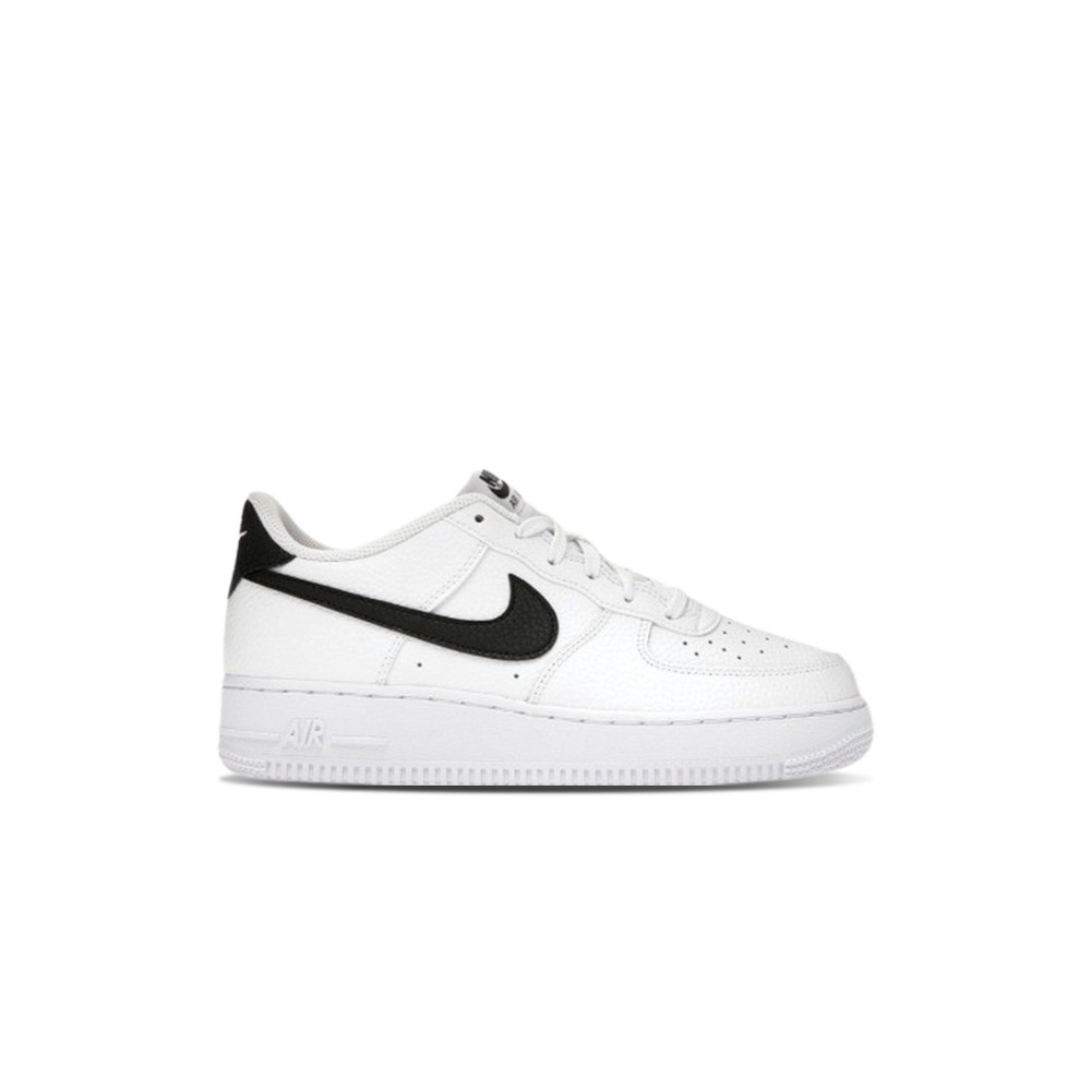 Nike Air Force 1 White Black Kids Sneakers