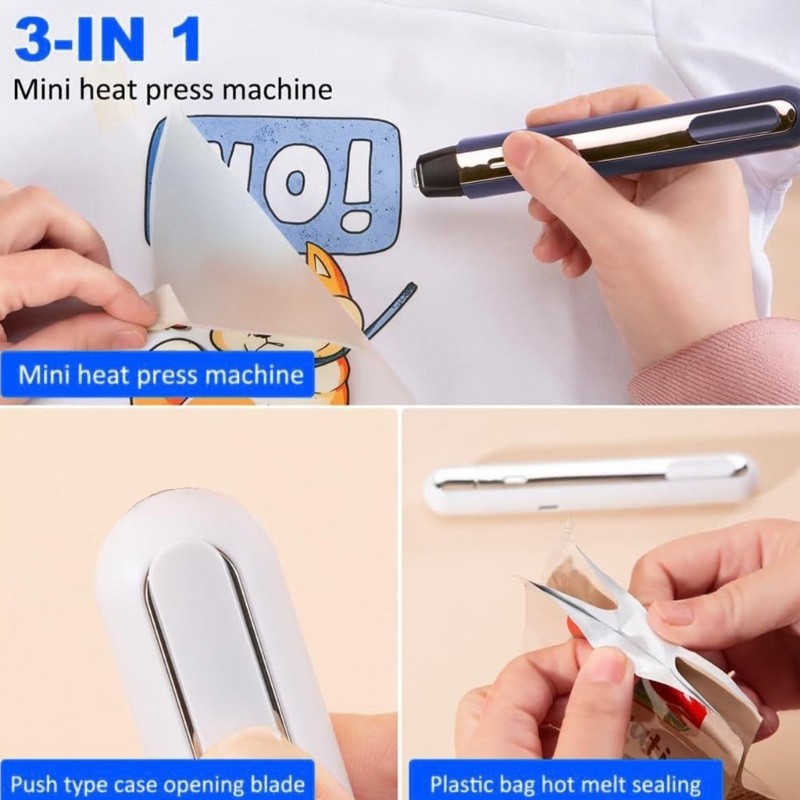 Portable Thermal Printing Device Heat Press Pen For Beginners Professional
