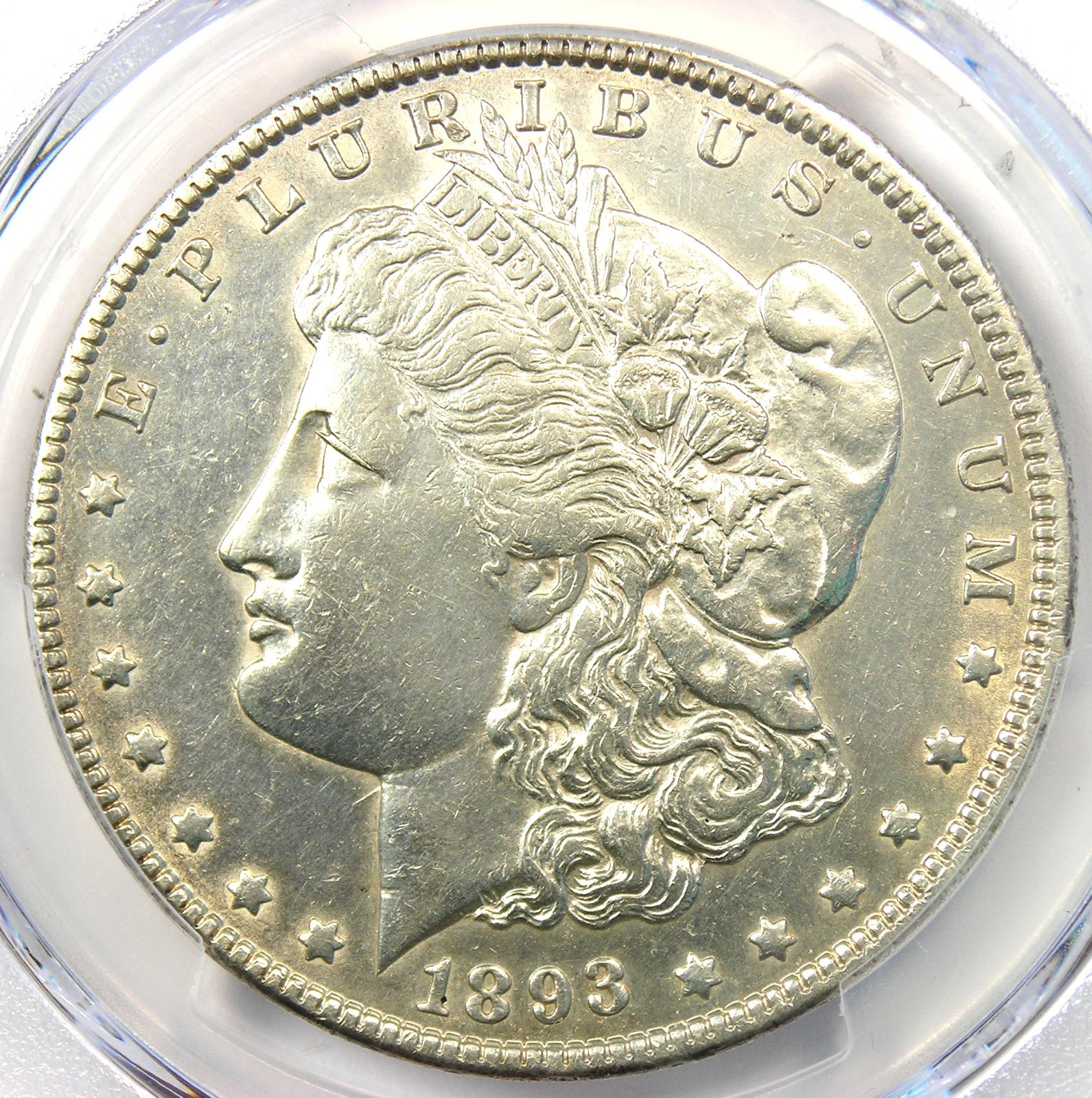 1893-O Morgan Silver Dollar $1 - Certified PCGS AU Details - Rare Date in AU