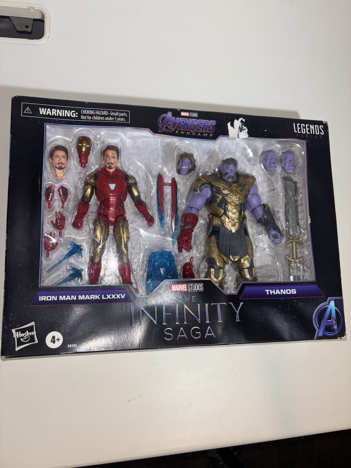 Marvel Legends Avengers Endgame Infinity Saga Iron Man & Thanos 2 pack ——-NEW