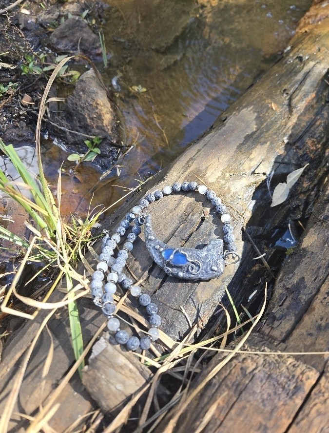 Shadow of the Mountain Bear – Silver Solder Claw Necklace