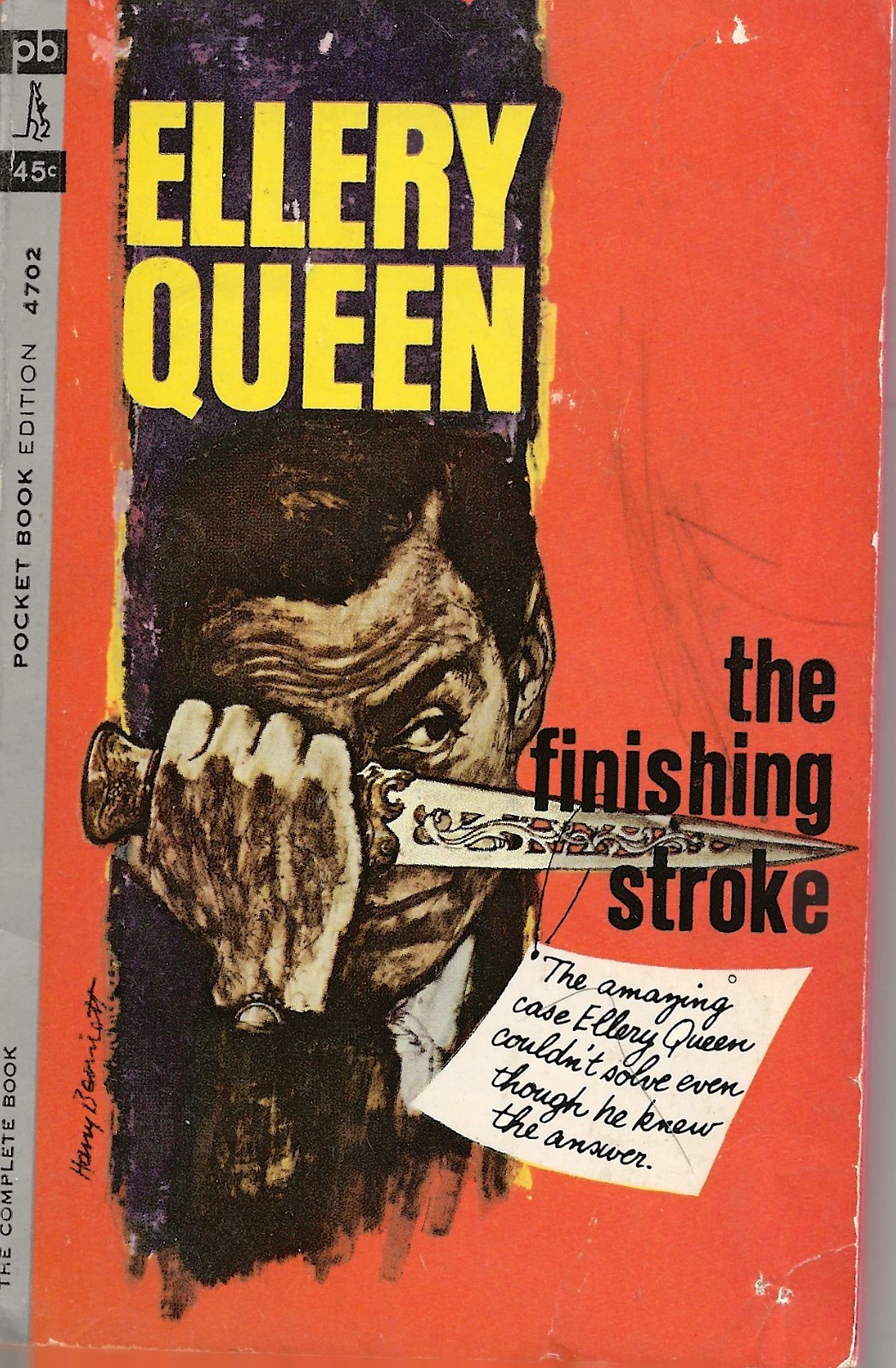 The Finishing Stroke by Ellery Queen (Pocket Book 4702)