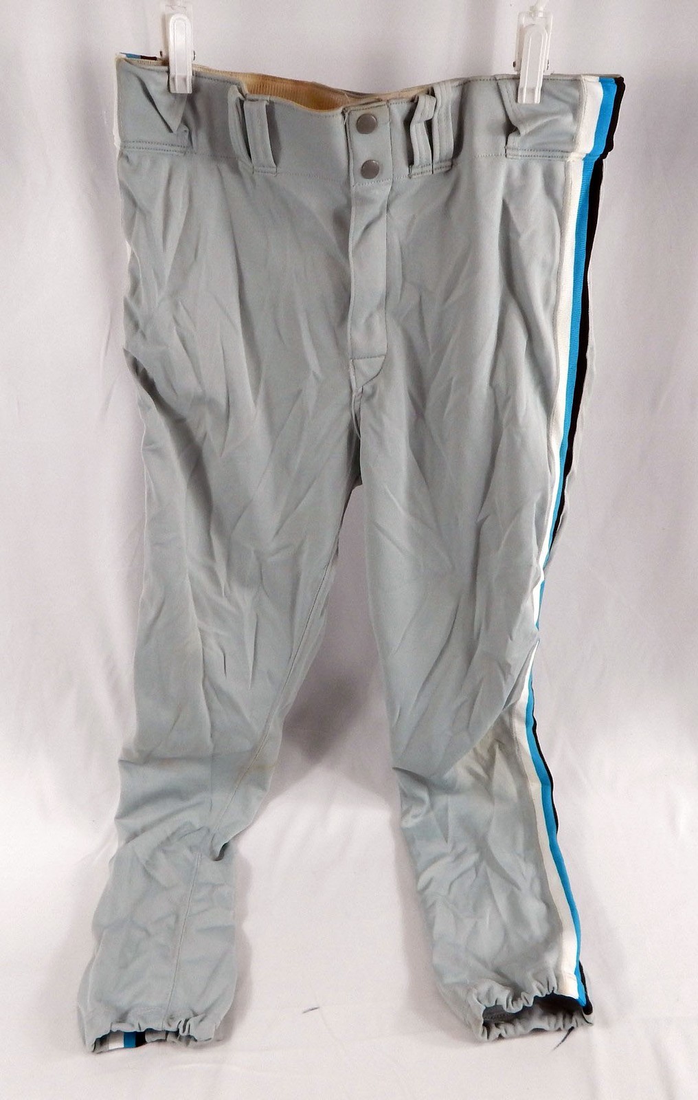 2001 Florida Marlins Game Used Grey Baseball Pants Size 36 706