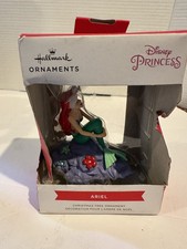 Hallmark Christmas Ornament 2022 ARIEL The Little Mermaid Crushed Box